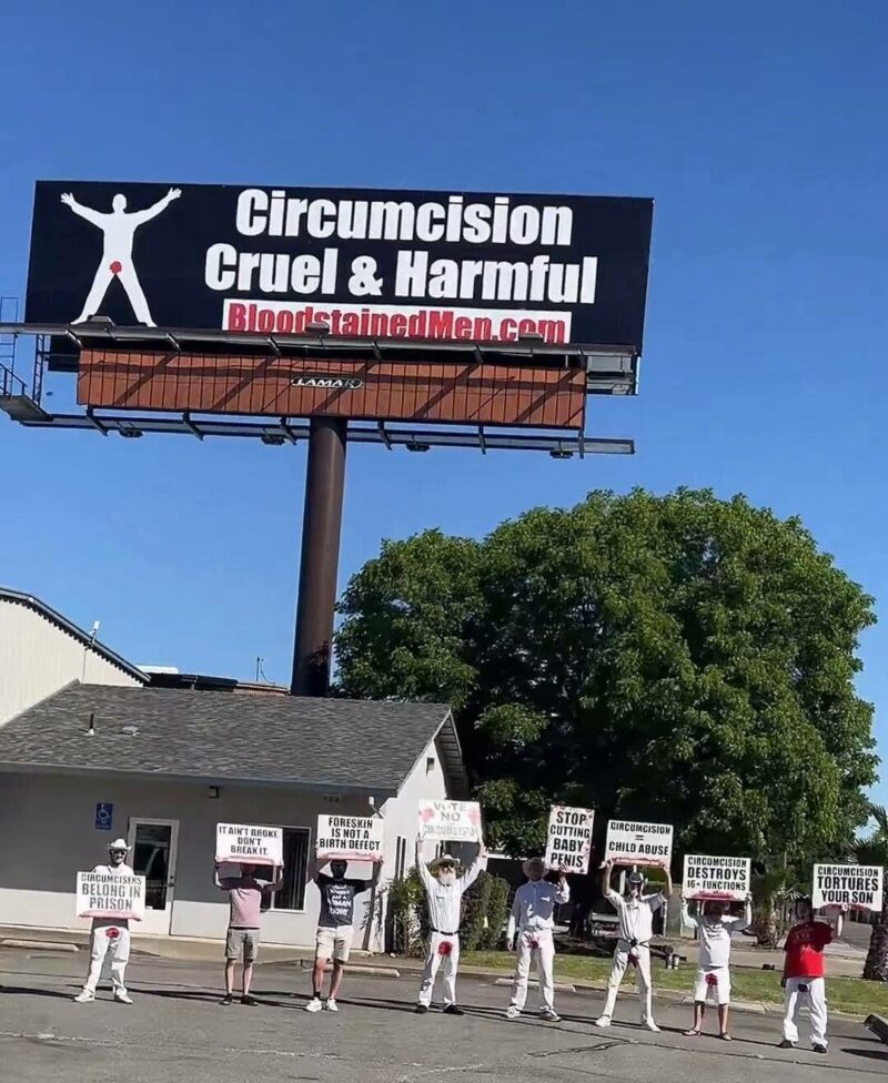 Chico Billboard – Circumcision: Cruel & Harmful