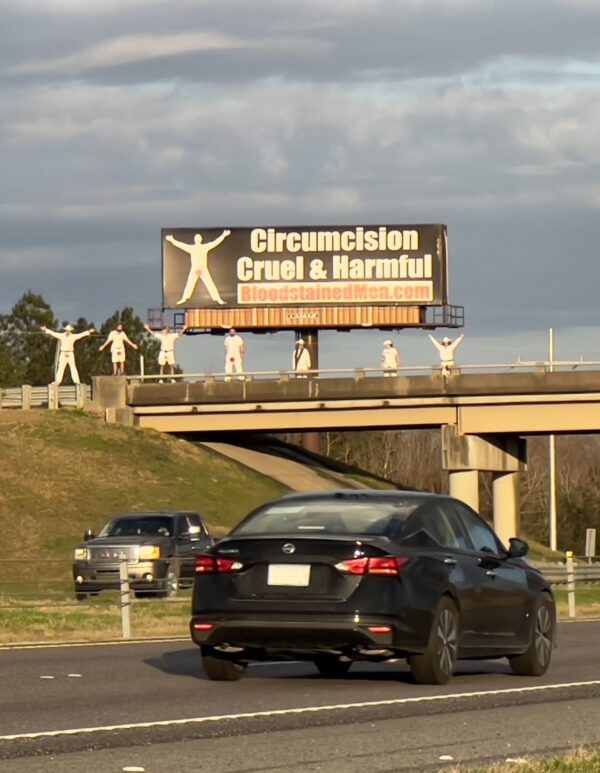 Lake Charles Billboard – Circumcision: Cruel & Harmful