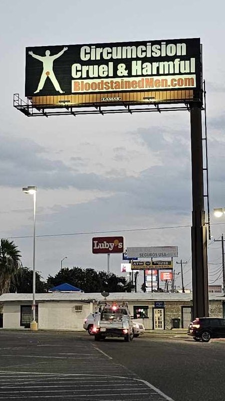 Laredo Billboard – Circumcision: Cruel & Harmful